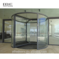Comercial glass entrance revolving doors